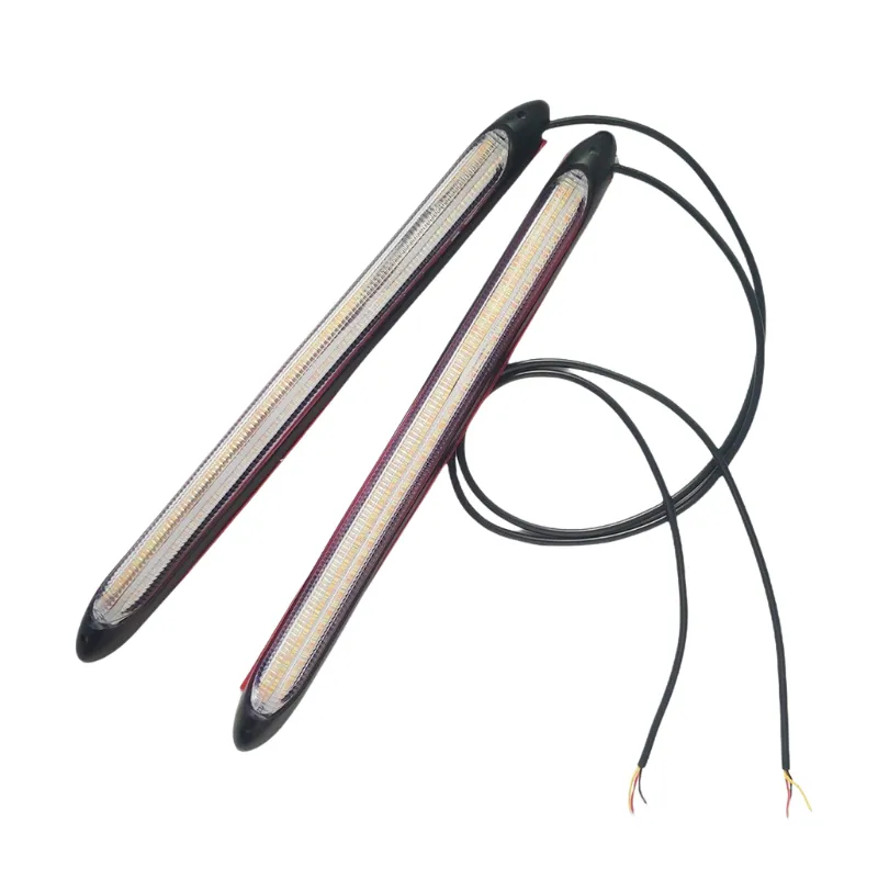 16cm LED Daytime Running Lights with Turn Signal DRL (2 Pack)