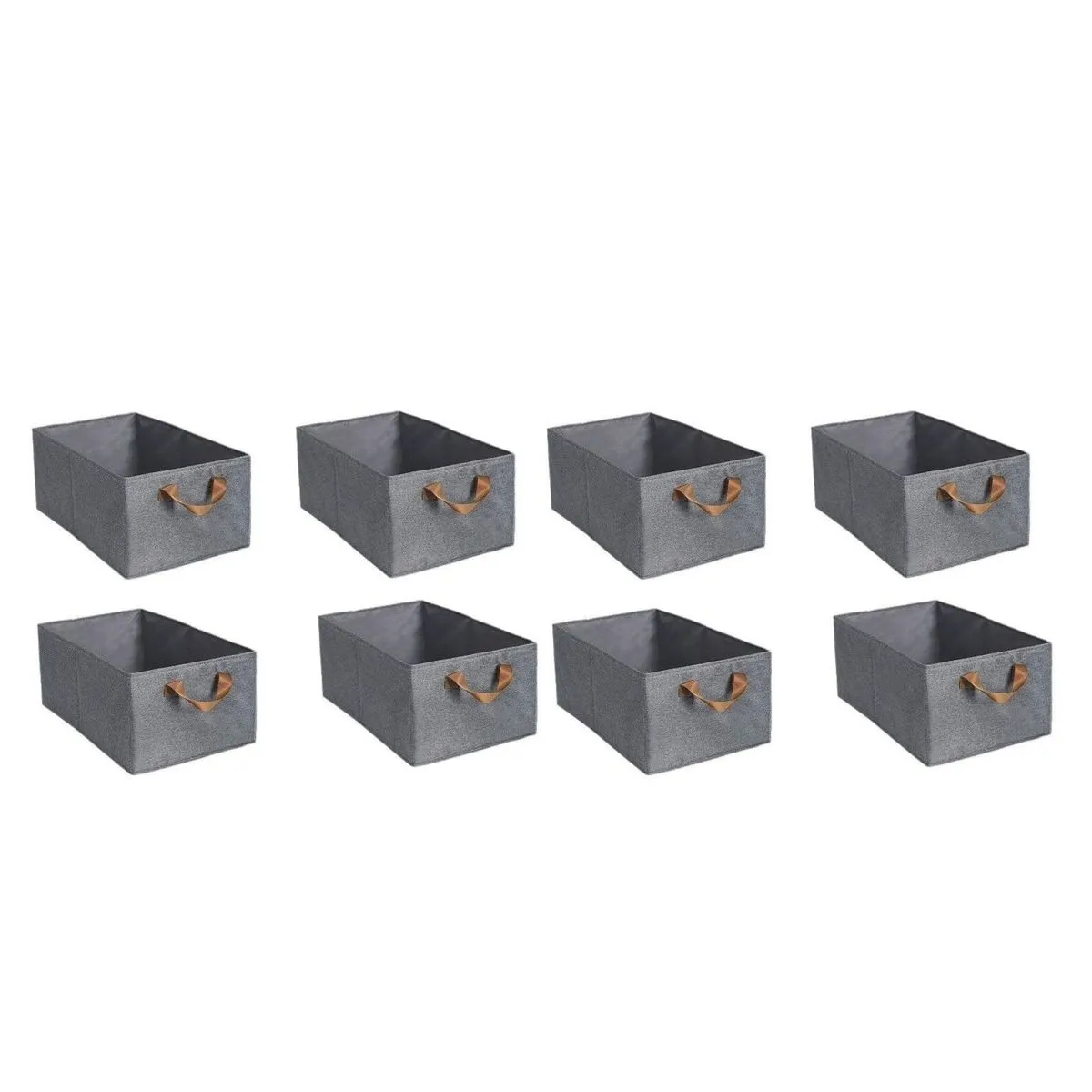 Clothing Storage Bins for Closet - Pack of 8