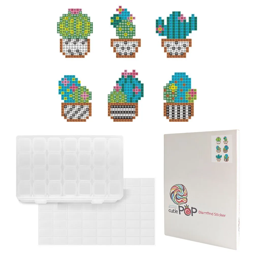 Diamond Painting DIY Sticker - Cactus - Cactus T008 