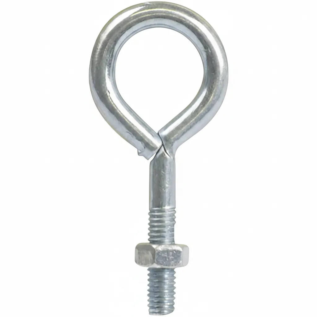 Bolt MTS 8mm Galvanized Steel Eyebolt - 10 Piece Set for Heavy-Duty Lifting