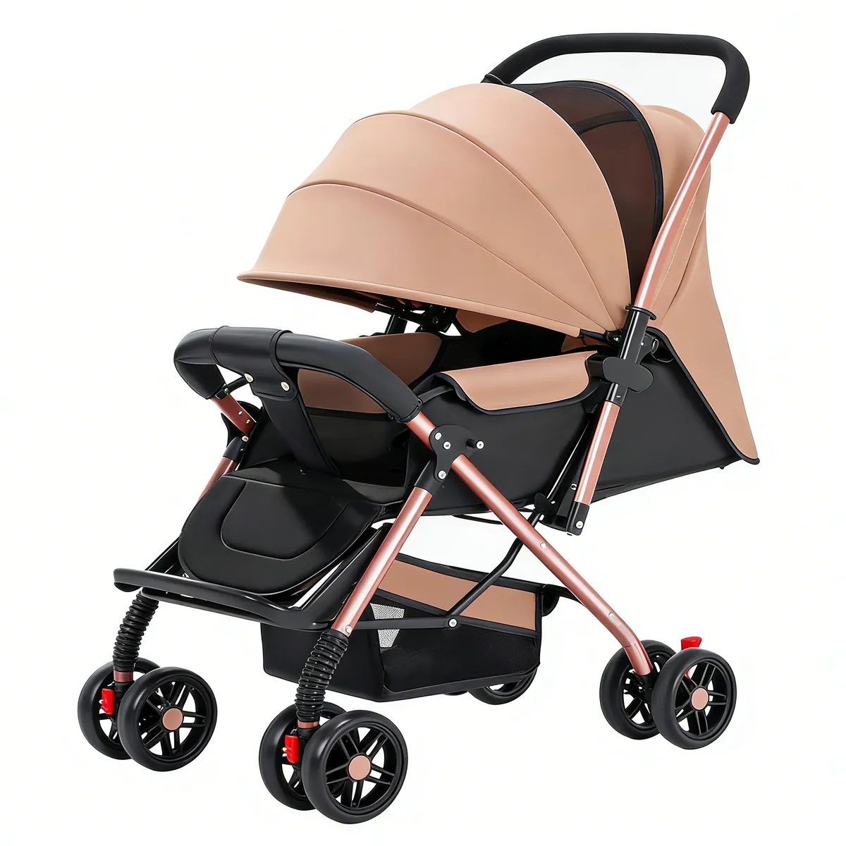Foldable Infant Stroller Reversible Newborn Travel Pram Baby Carriage