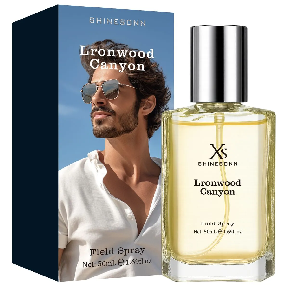 Natural Woody Men Fragrance Sulfate Free Long Lasting Outdoor Male 50ml