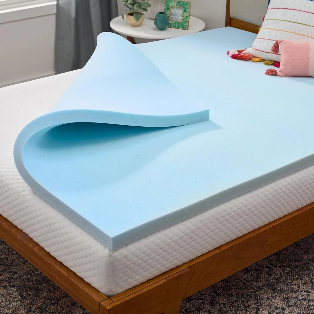 Redisson Gel Infused Memory Foam Mattress Topper, Cooling Pad -5cm