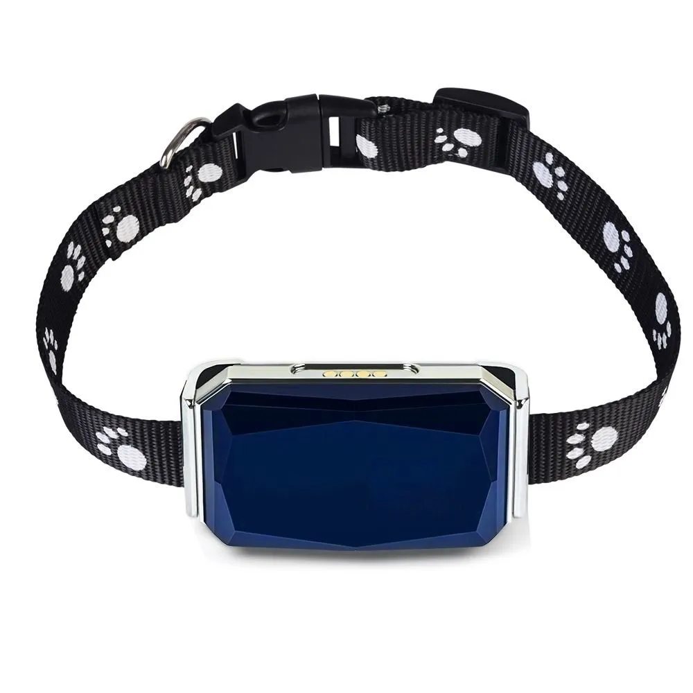 Pet GPS Tracker | IP67 Waterproof Dog Cat Locator Collar - Sapphire