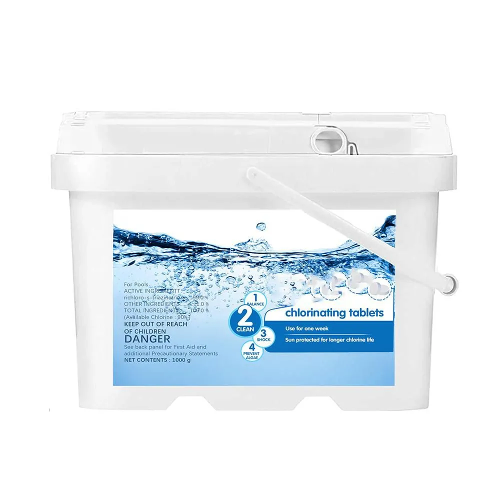 1000Pieces Pool Cleaning Tablets Tub