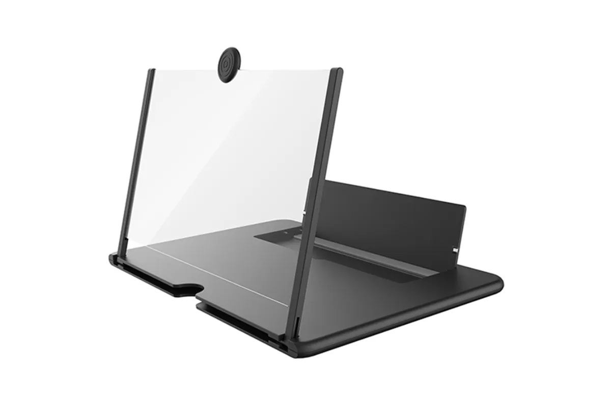 Folding HD Phone Smartphone Magnifier Screen Amplifiers - Black