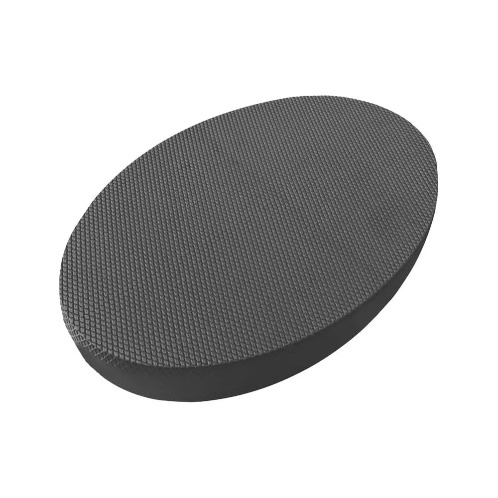 Oval Foam Balance Pad Board Yoga Mat - Black
