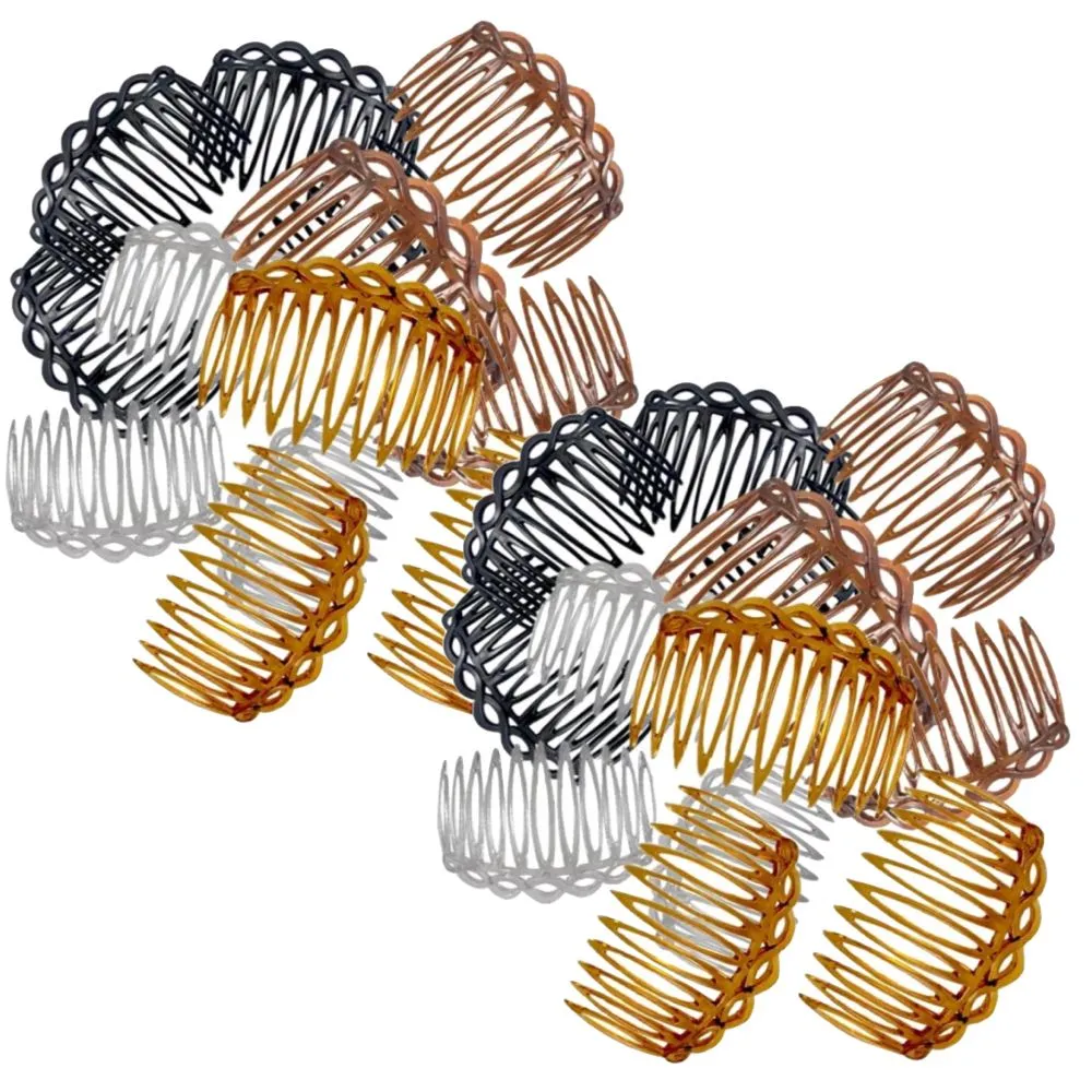 Beauty Vintage Weaving Hair Side Combs 24 Piece