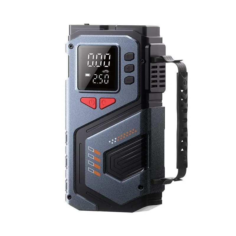 Car Jump Starter & Air Compressor - Grey (1 Unit)