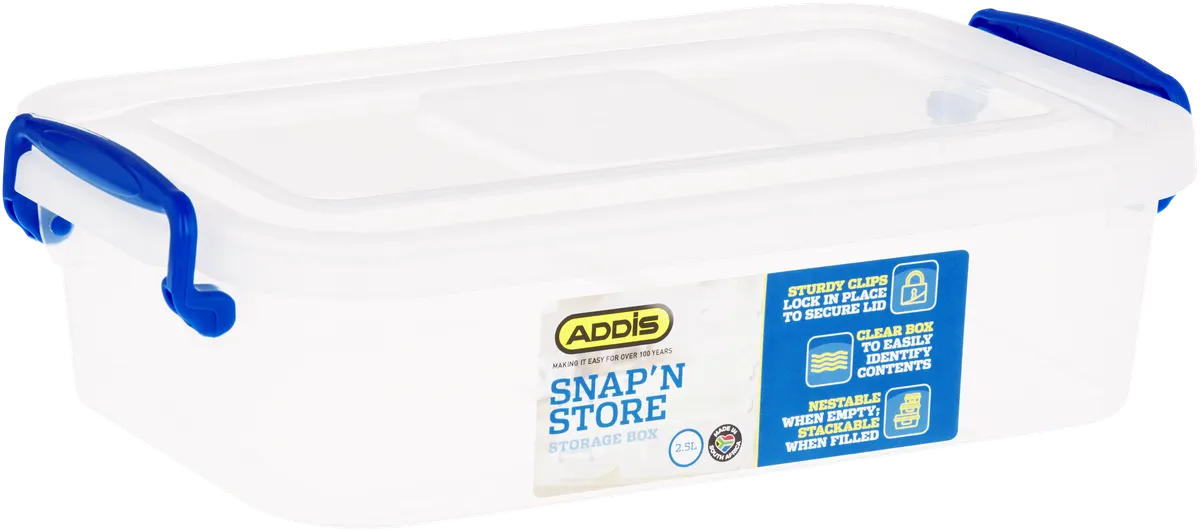 Addis - Snap 'N Store Storage Box 2.5L