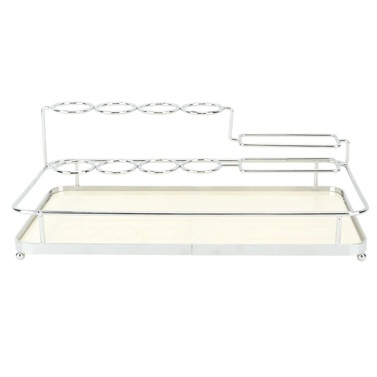Iron Acrylic Toothbrush Holder Bathroom Storage Organizer