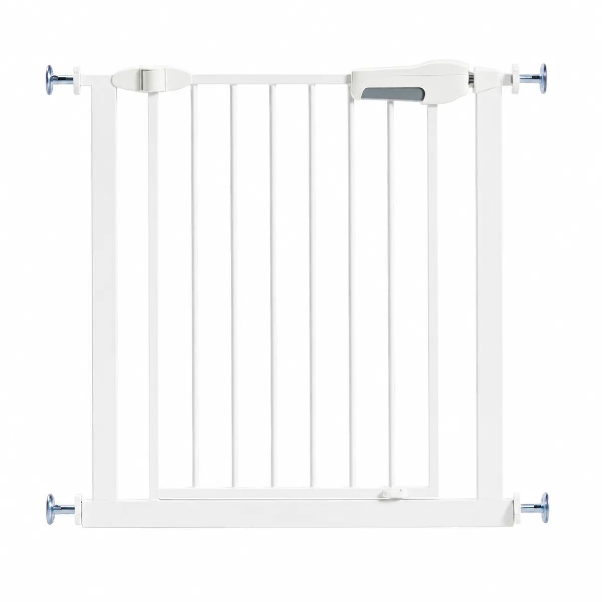 78-82cm Baby and Pet Safety Gate, 76cm Pressure Mounted Metal Door Barrier
