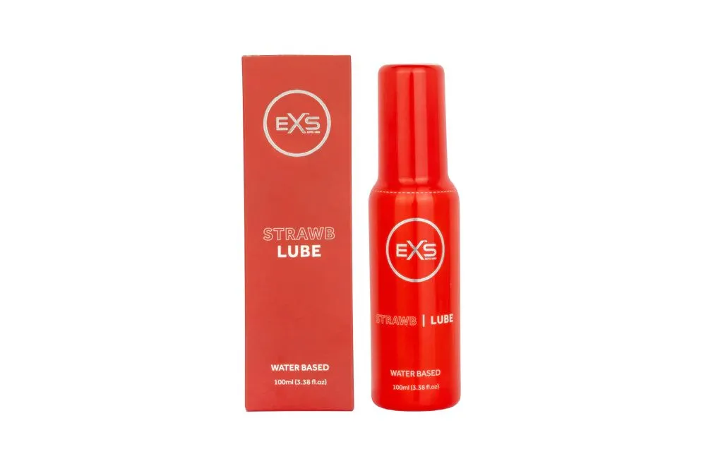 EXS Premium Clear Vegan Lubricant - Strawberry Flavoured - (100ml)