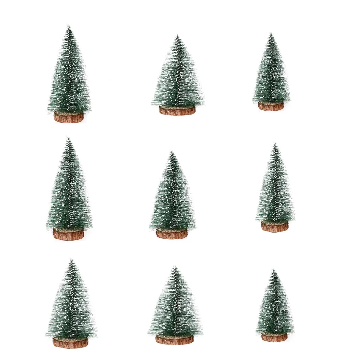 Northern Lights Bottle Brush Tree Set - 9 Pack