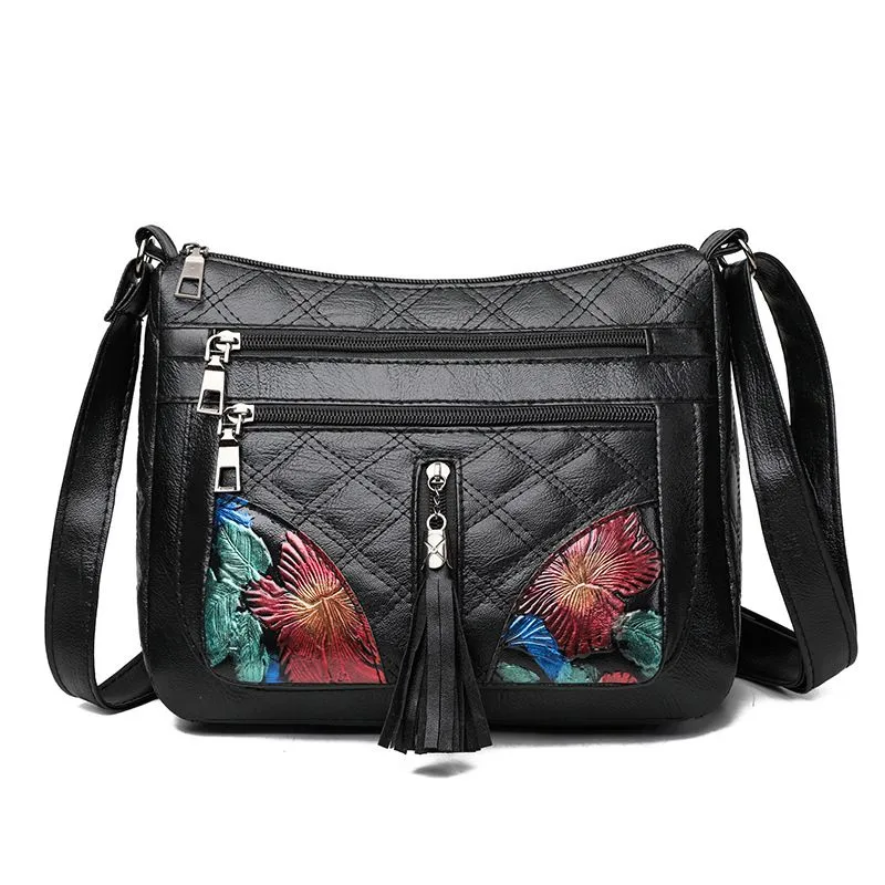 Women's Soft Leather Shoulder, Messenger bag