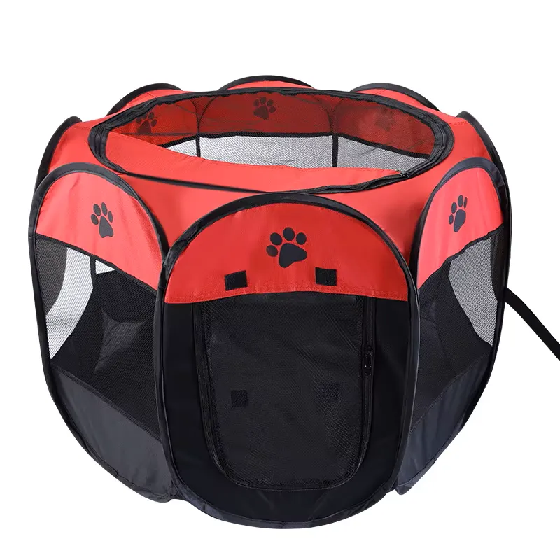 114cm Premium Foldable Pet Playpen - Indoor Outdoor Dog & Cat Pen
