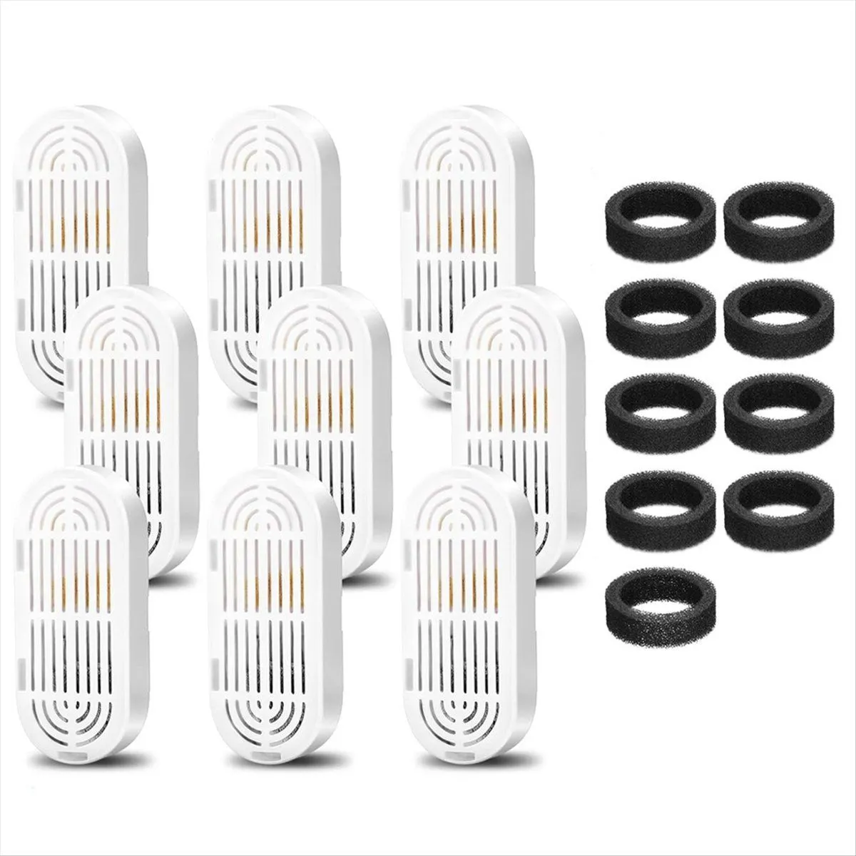 9PCS Cat Water Fountain Filters Drinking Replacement Filter