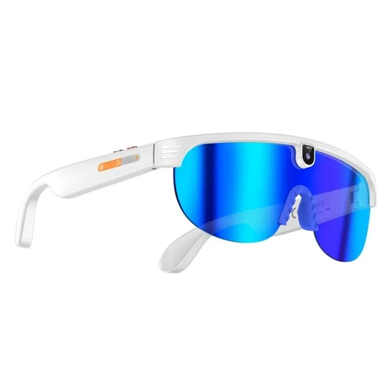 ARKIMD AI 4K Cycling Glasses: 800W Cam Translate BT Call Music Color Change