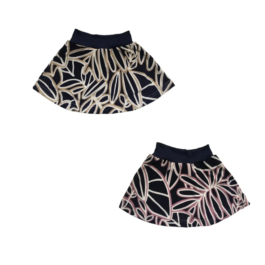 Baby and Toddler Bummy Skirts -2 Pack- Plum and Navy & Stone and Navy
