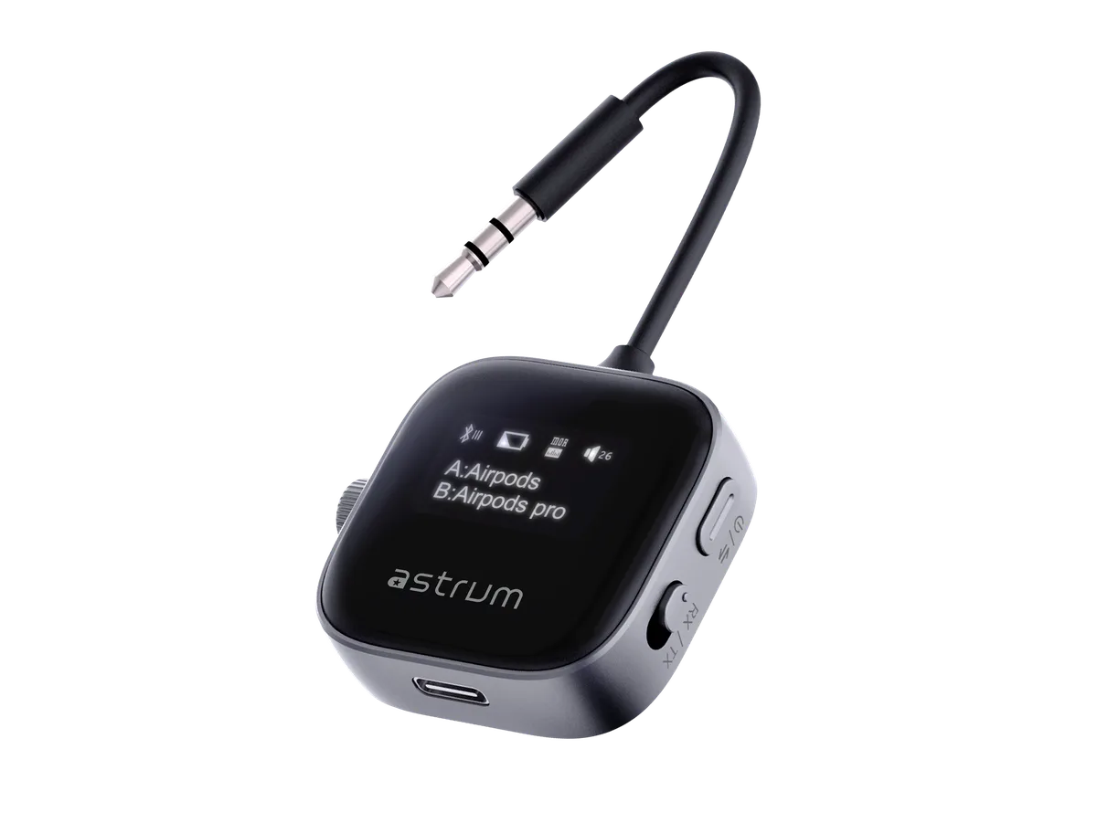 Astrum Multi-Device Wireless Audio Transmitter & Receiver, AUX - BT300