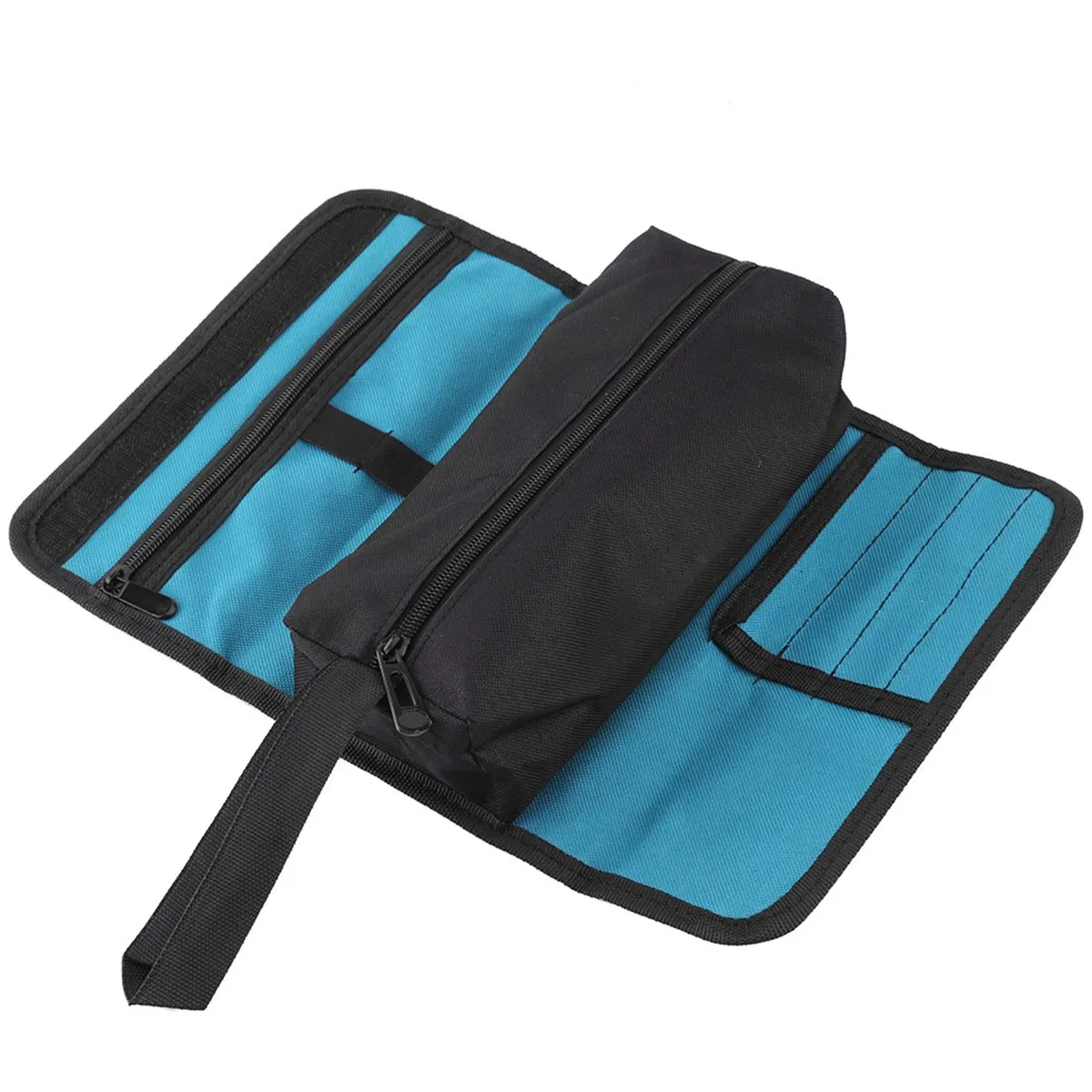 Tool Storage Holder for Professional Electricians, Foldable Roll Bag