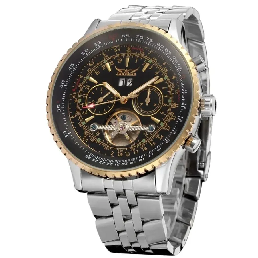 Jaragar Mens Watches Luxury Military Sport Wristwatch Automatic Mechanical