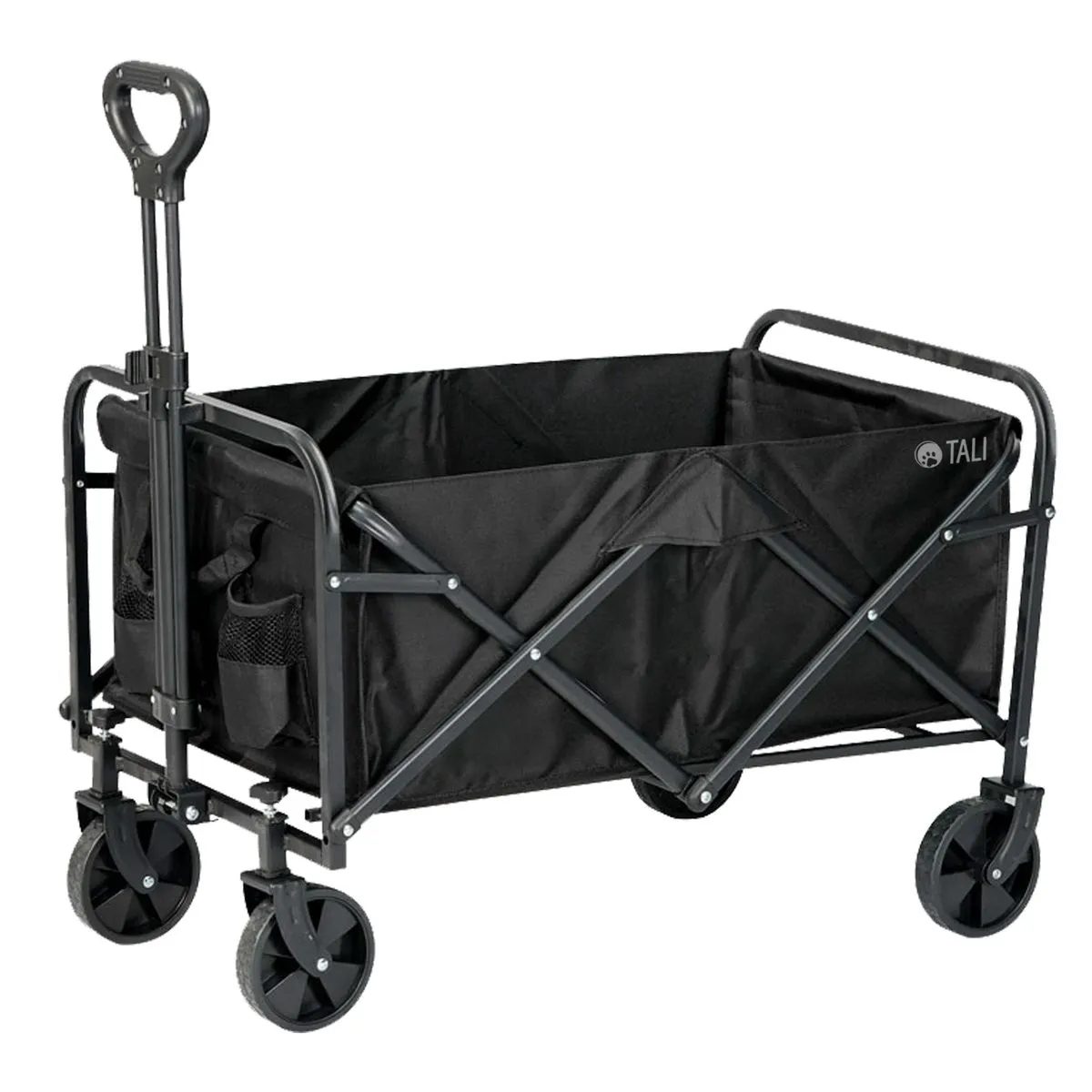 Compact Foldable Collapsible Camping Cart Utility Wagon for Outdoor Trolley