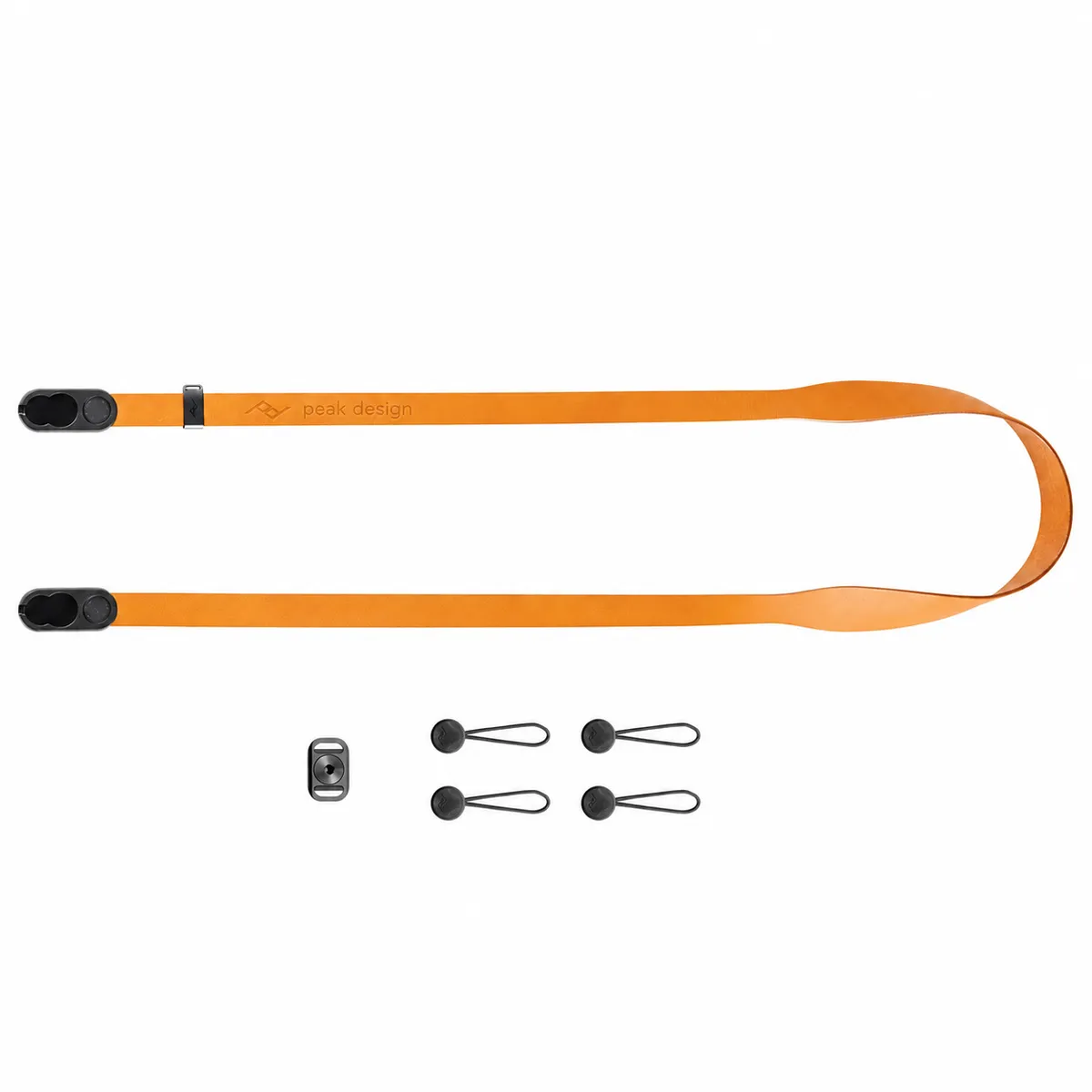Peak Design Form Leather Long Camera Strap with Anchor Link System - Amber