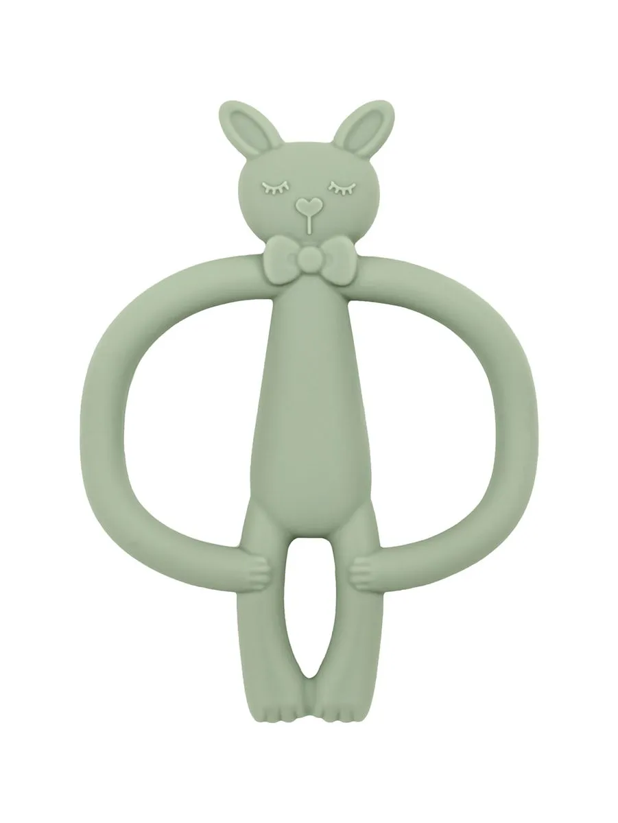 Silicone Teether Toys Baby Nursing Teether Newborn Teether Toys Gifts - Green