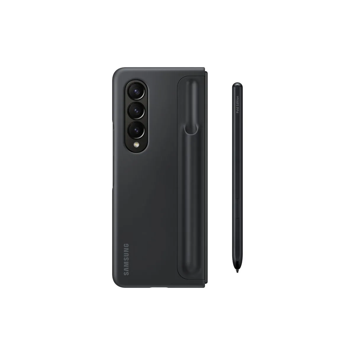 Samsung Galaxy Z Fold4 Pen And Kick Cover - Black