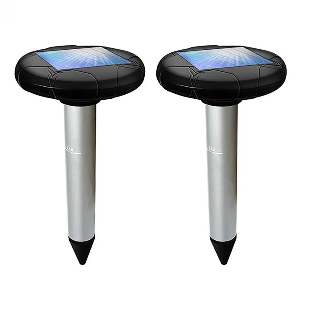 2Pieces Solar Ultrasonic Rat Repeller