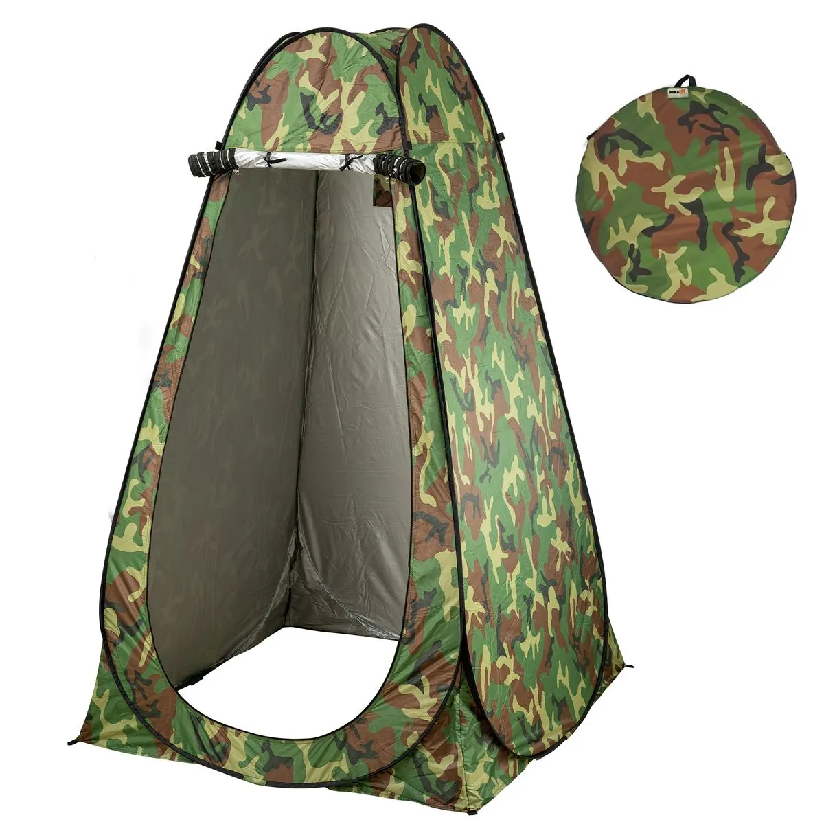 Outdoor Camping Automatic Shower Changing Tent Mobile Toilet - Single 190cm - Camouflage Green