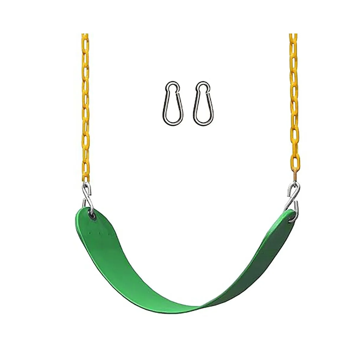 Belt Swing Yard Swing Seat for Kids Outdoor Swing Set with Heavy Duty Chain
