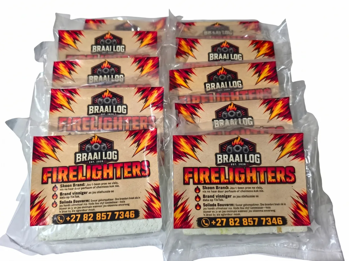 BraaiLog Firelighters 10-Pack - The "Thank-You-Later" Flame