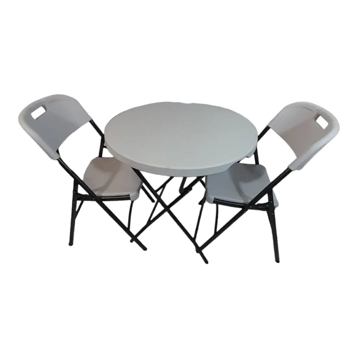Sastro - 2 Folding Chair Outdoor Dining Table Combo-Tp1