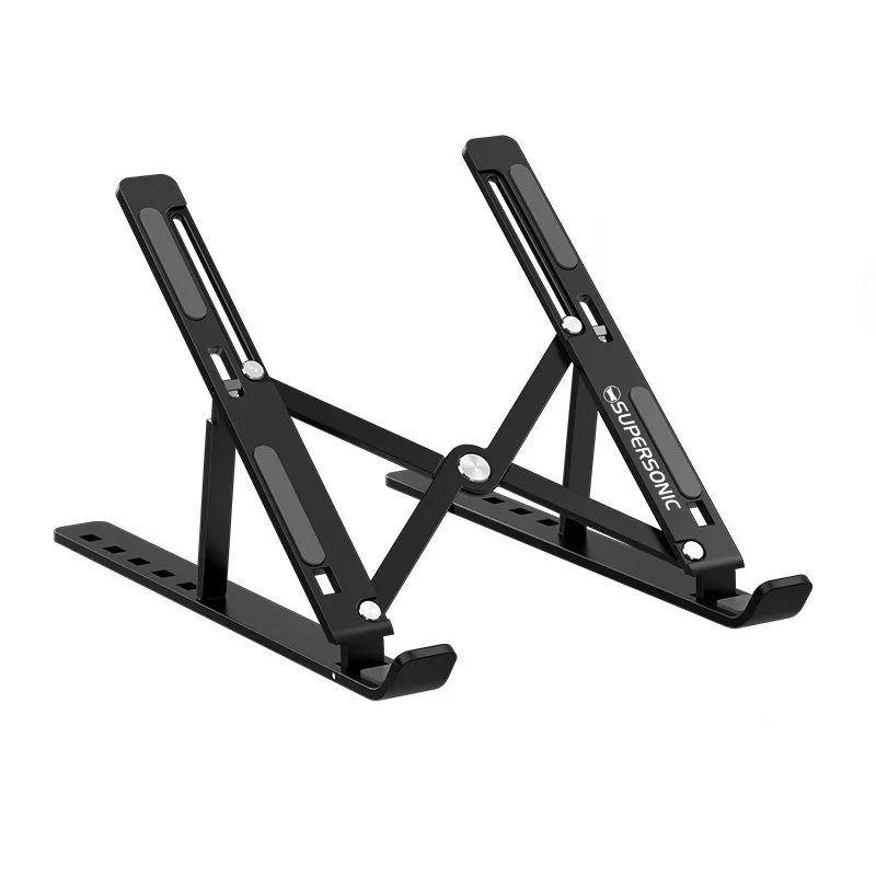 Supersonic Adjustable/folding/Aluminum/Heat Dissipation/ Laptop Stand - Black