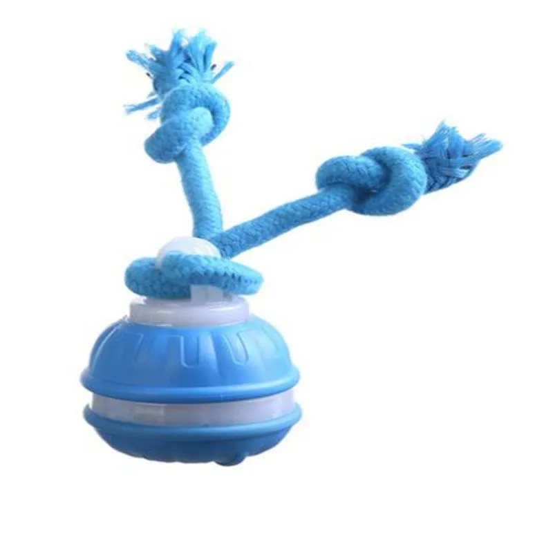 Electric Intelligent Interactive Rolling Ball Dog Toy - Blue