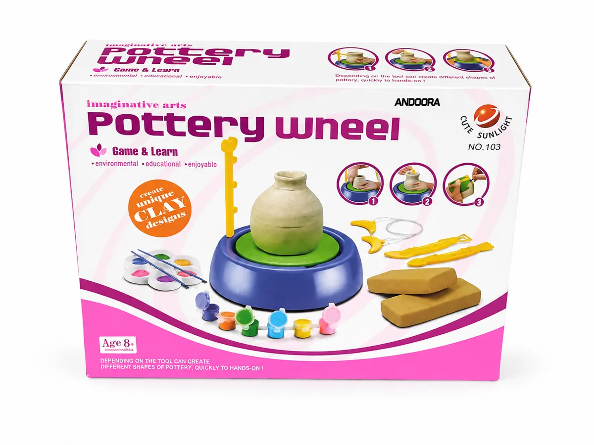 Andoora - Art Pottery Wheel Set for Kids