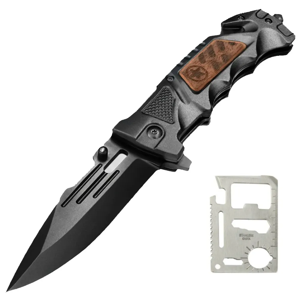 3 in 1 Camping Survival Hunting Knife & Multi-Tool Credit Card