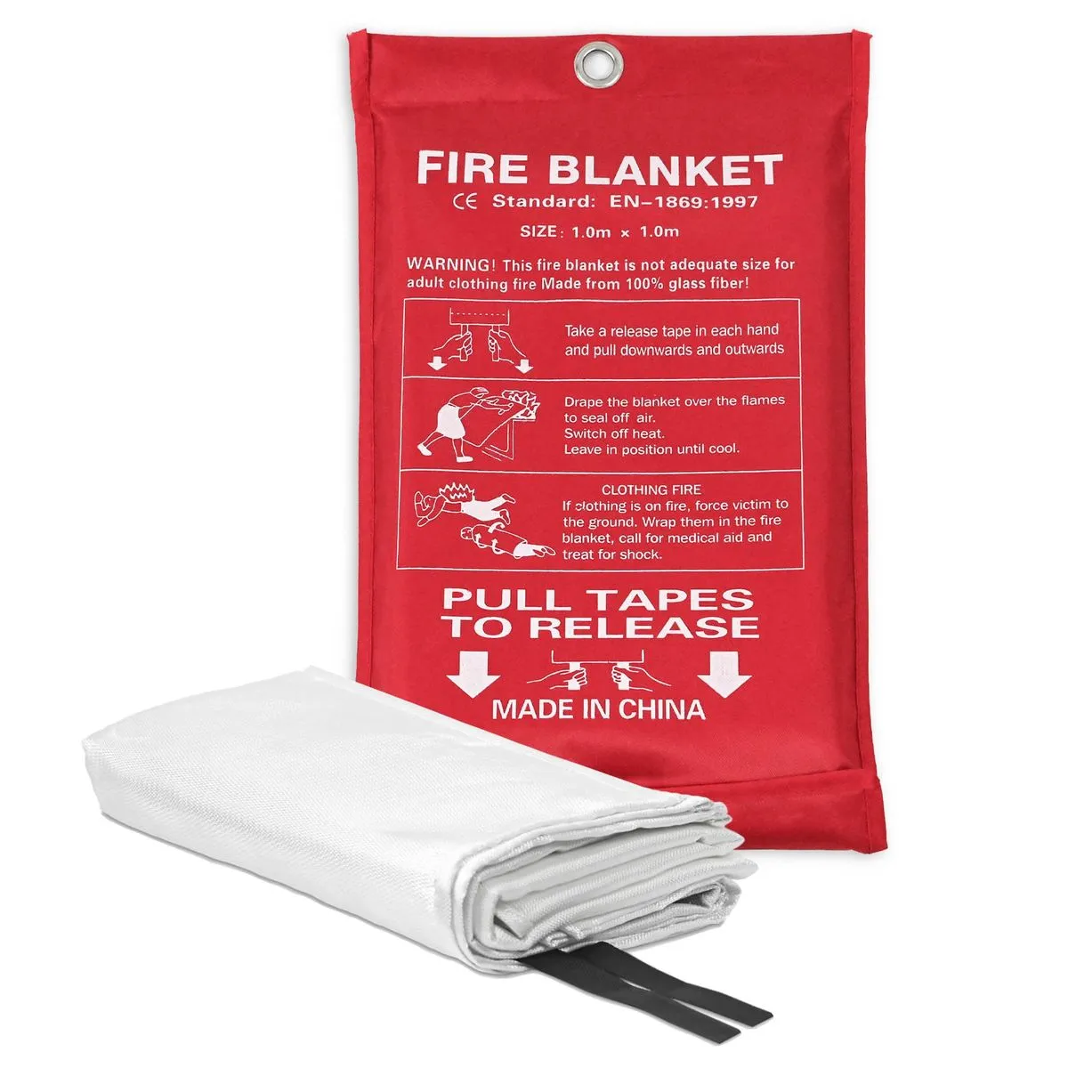 Home emergency fire blanket, fire blanket, flame retardant protection