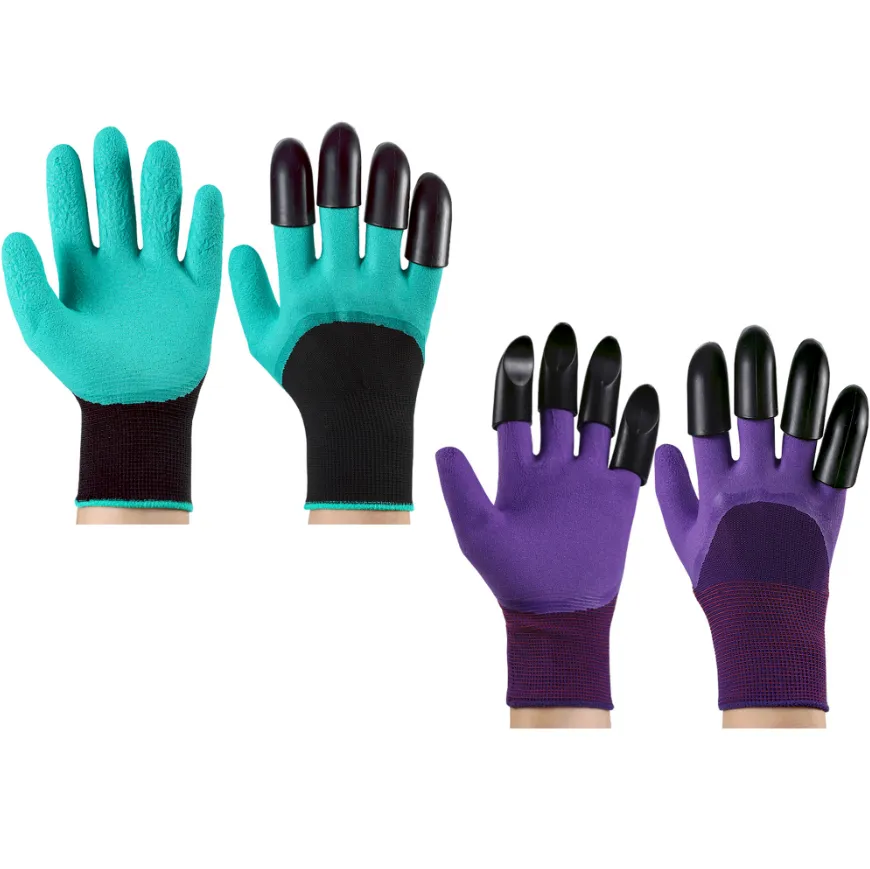 2 Pairs Claw Garden Gloves,Anti Stab, Waterproof, Wear-Resistant Gloves