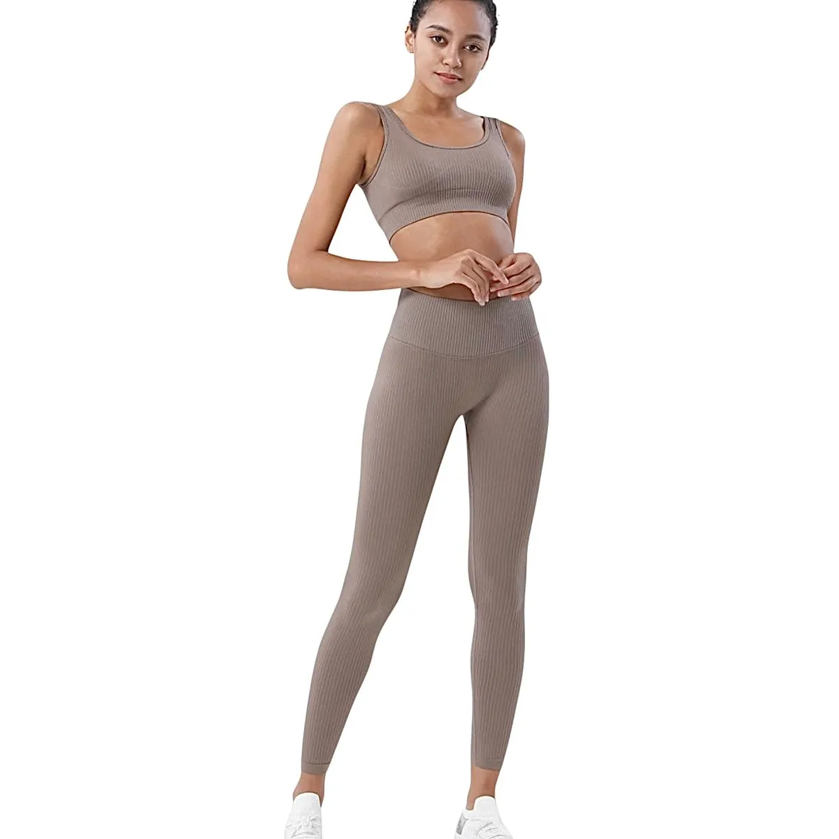 Women's Ribbed Seamless Set - 2- Piece