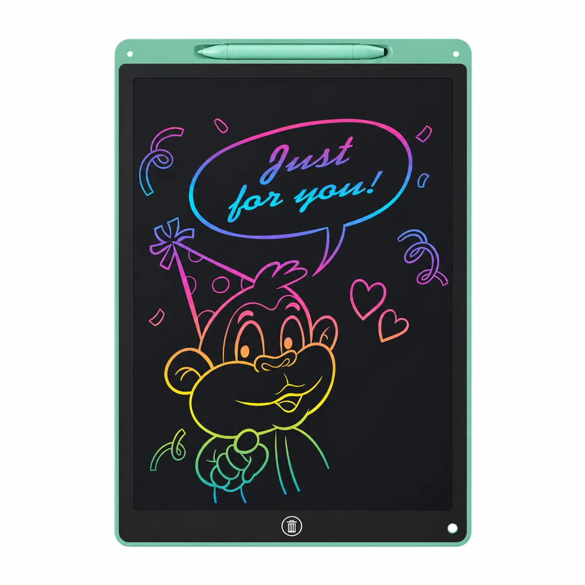 20-Inch LCD Writing Tablet with Stylus Pen - Colourful Reusable for Kids