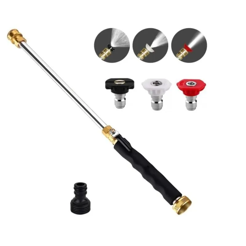 Jet Nozzle Power Washer Wand For Garden Hose
