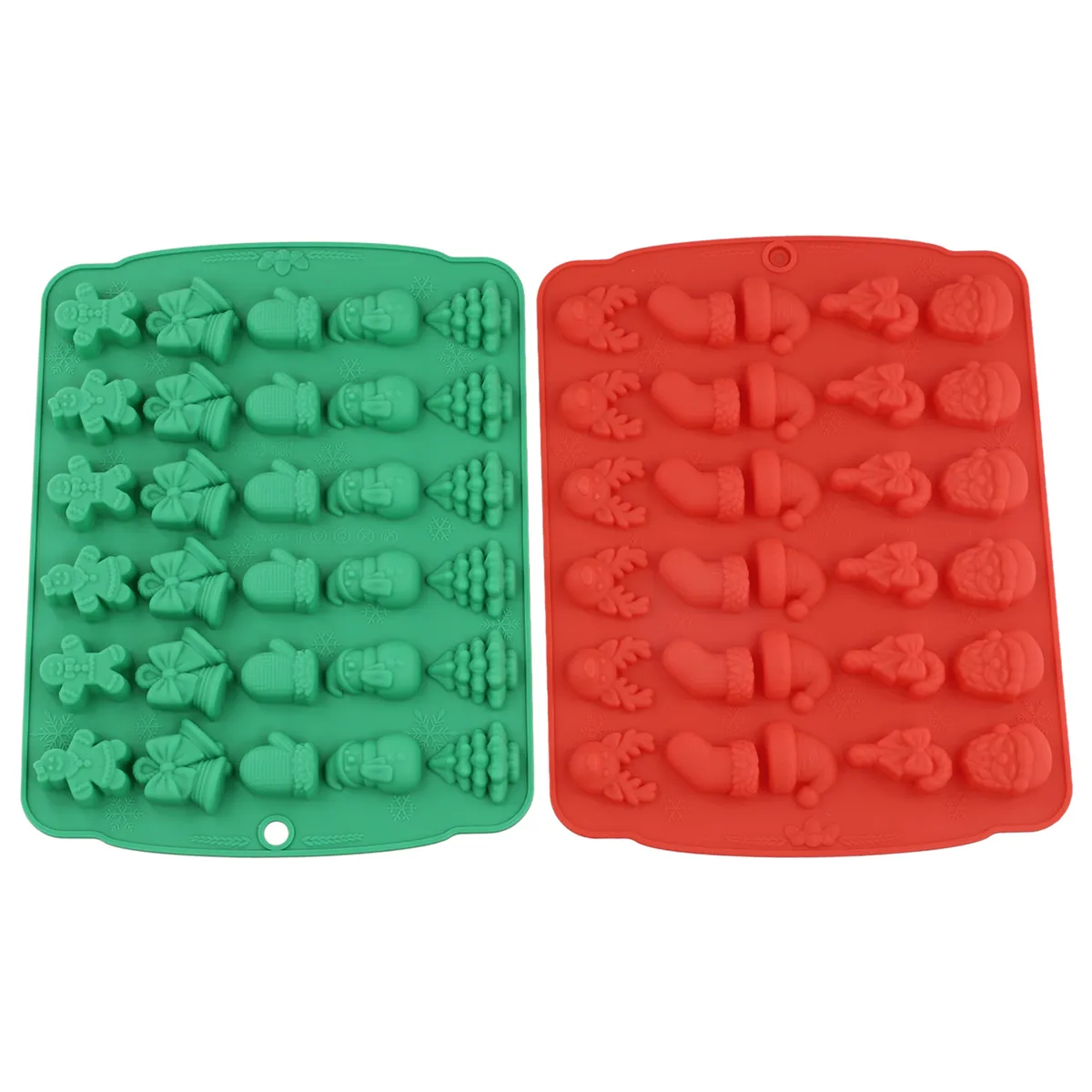 Christmas Cookie Candy Mold Self-Made Baking Mold Creative DIY Jelly Drop M