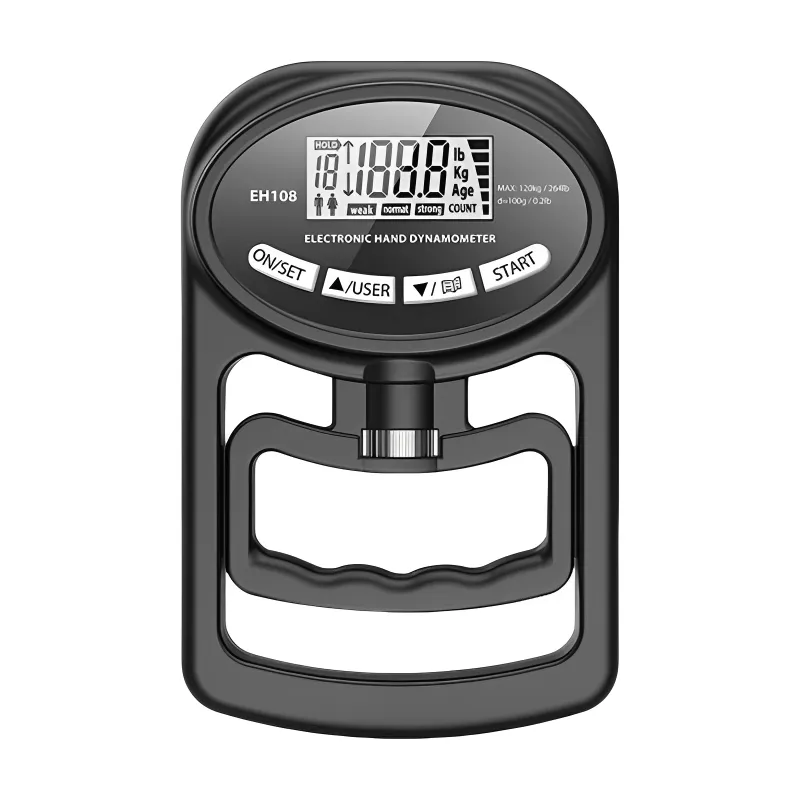 265LB/120KG LCD screen grip strength tester, hand force gauge training