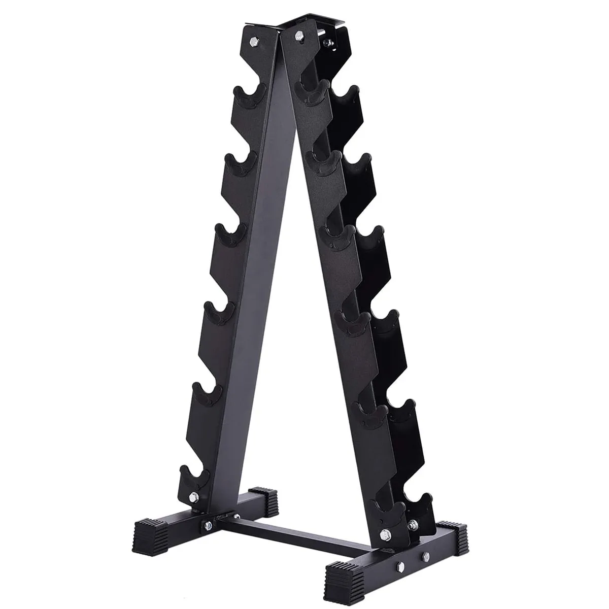 Dumbbell Rack, A-Frame (6-tier) Dumbbell Storage Organizer for Home Gym