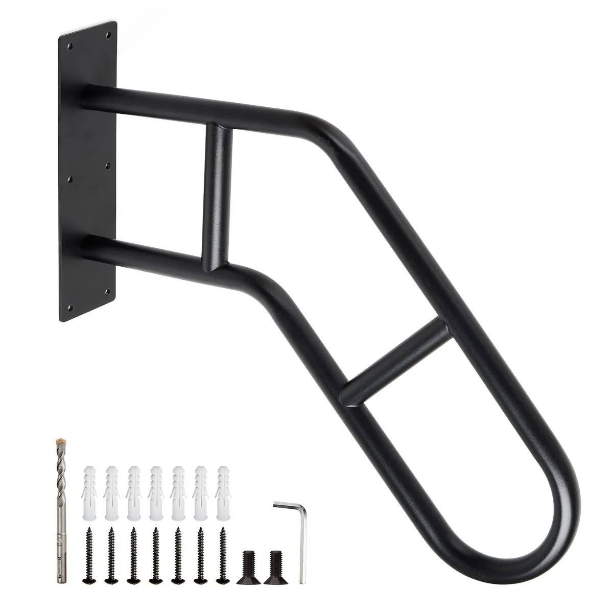 Chenshia Outdoor Steps Handrail,Wall Mount Stair Railing Hand Rails Elderly