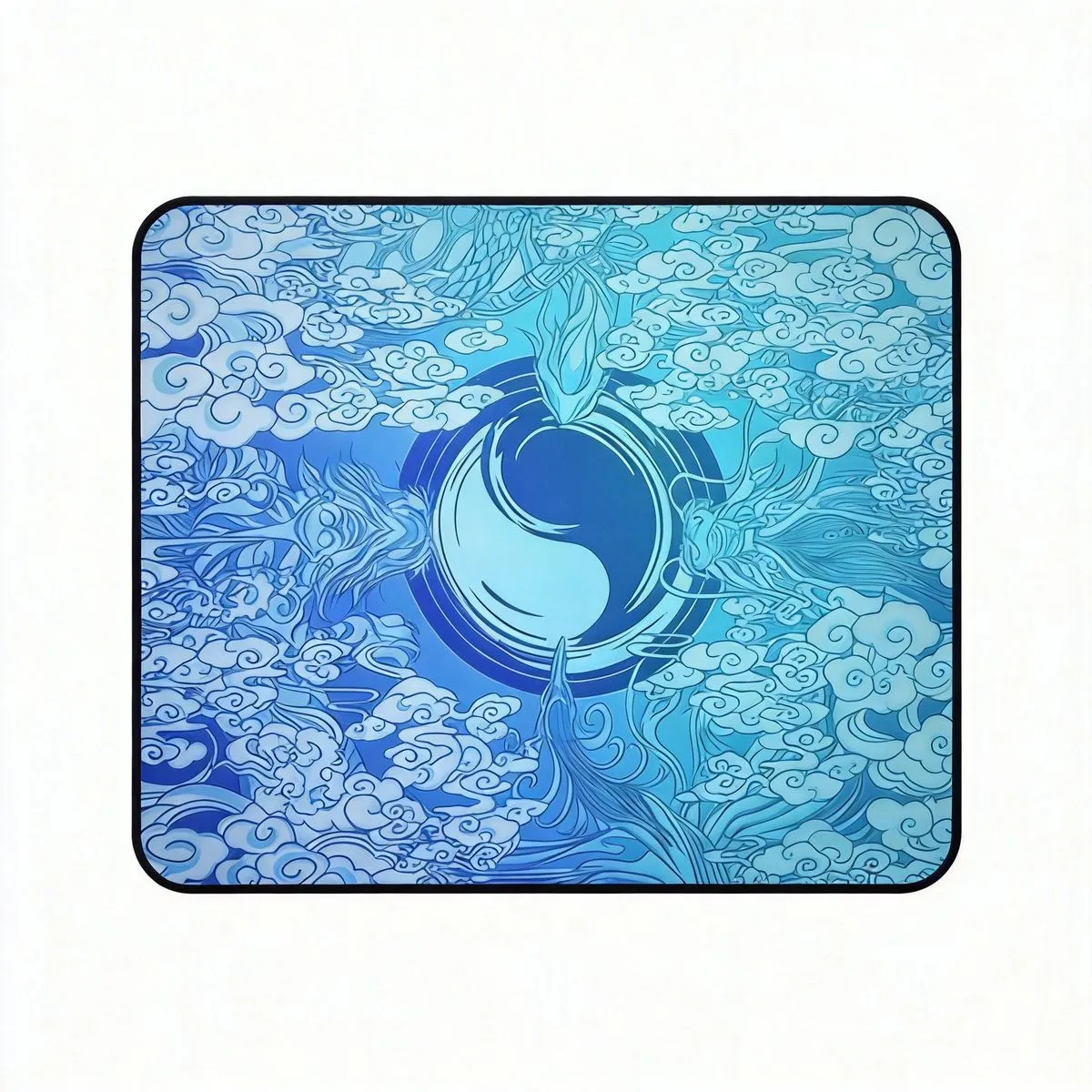 320x285x4mm Cute Anime Gaming Mouse Pad Compatible with Laptops - Blue