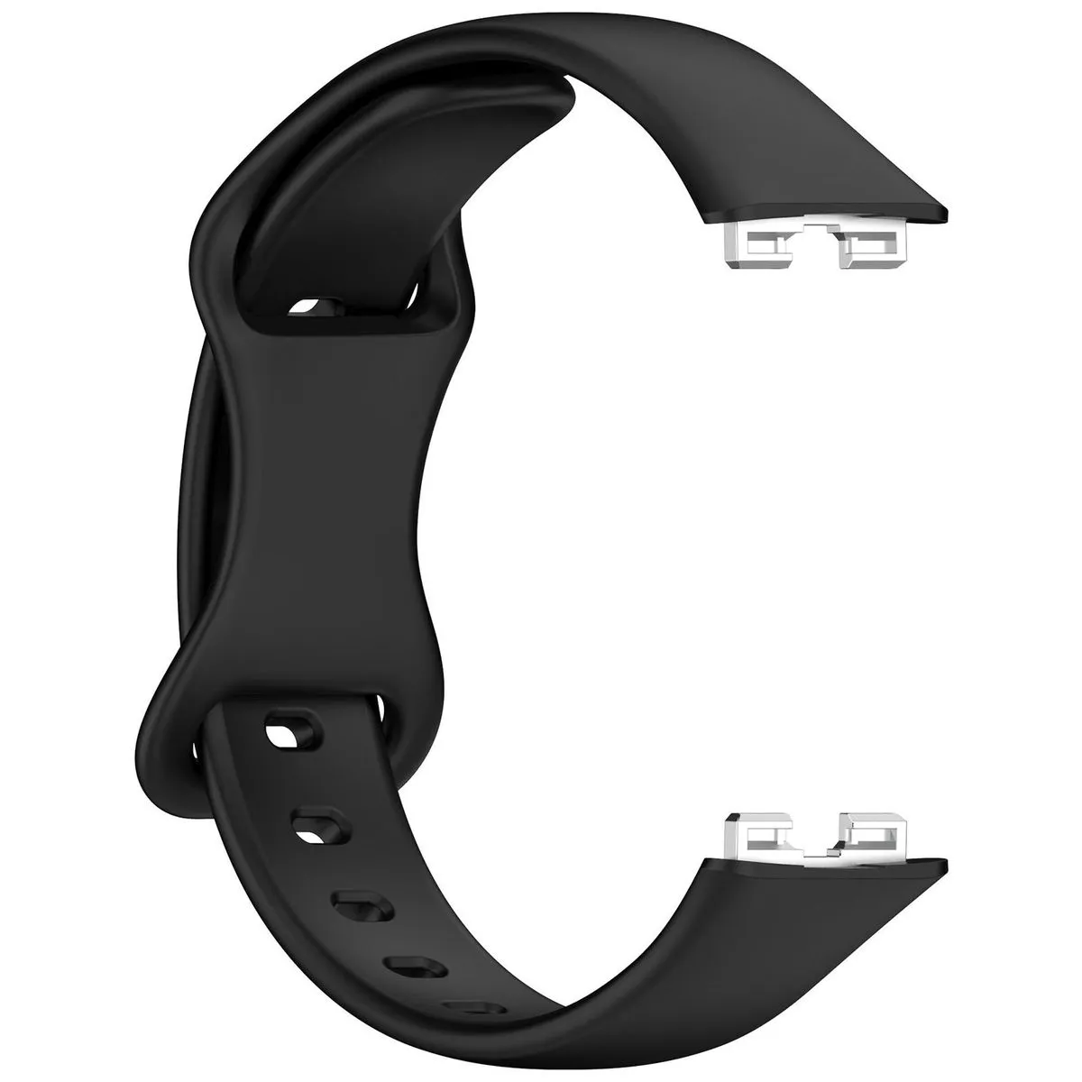UGABUGA Silicone Watch Strap Compatible with Huawei Band 11 and Band 11 Pro - Black